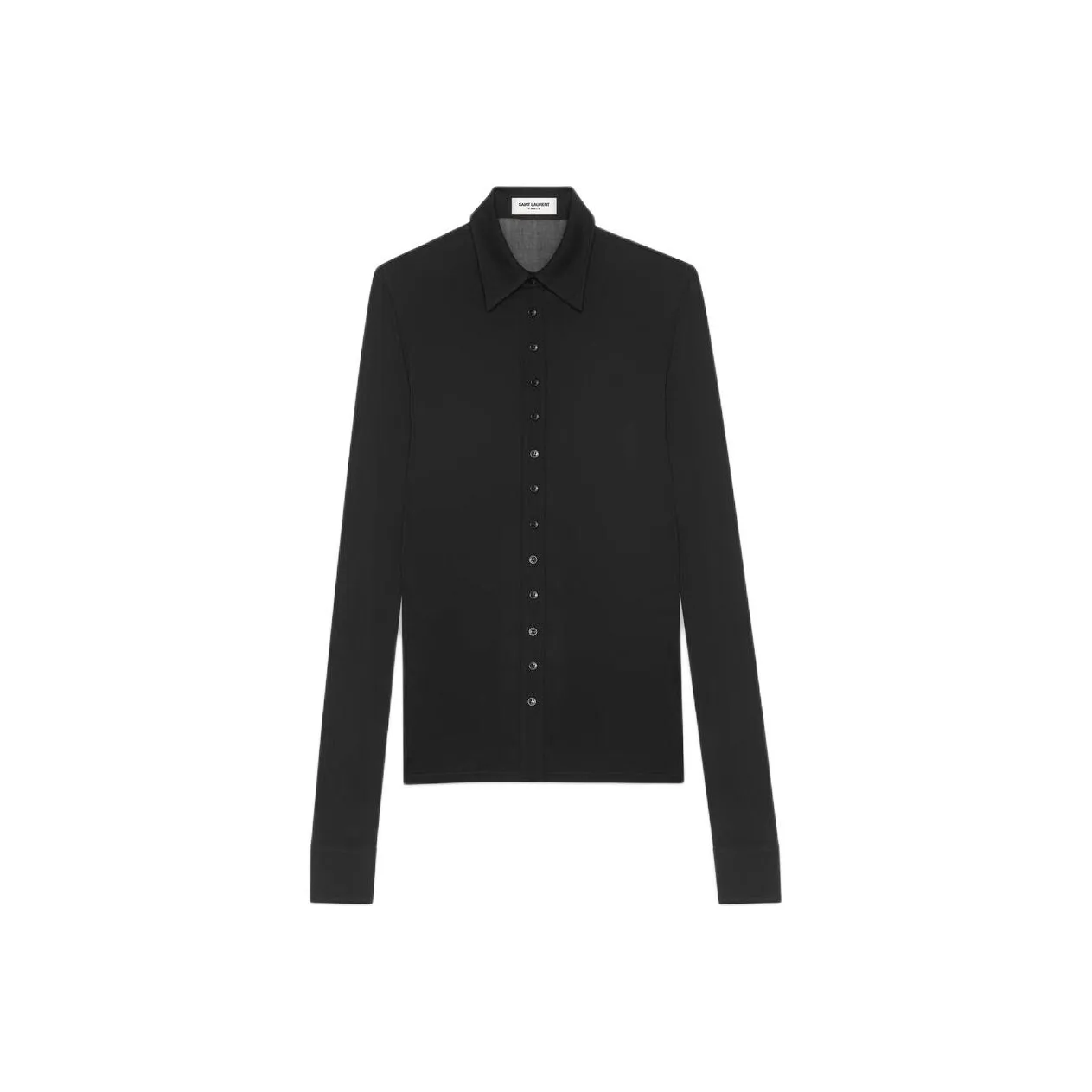 SAINT LAURENT Semi Sheer Buttoned Shirt