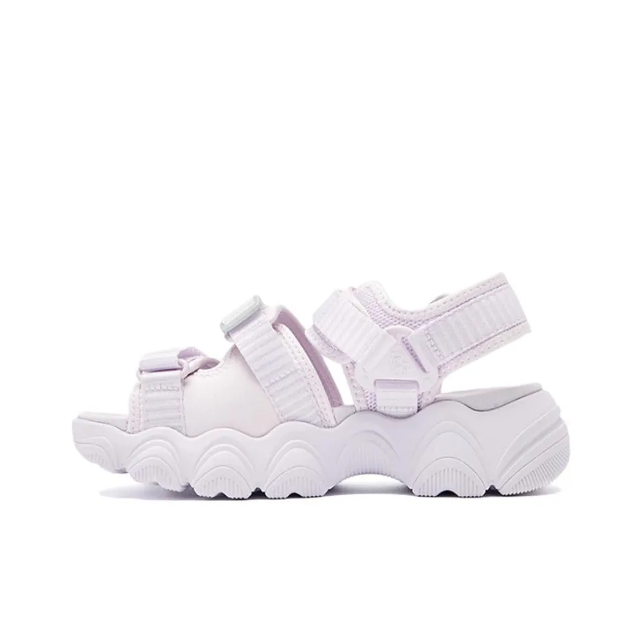 QIAODAN Пляжные сандалии Женские Прозрачный Прозрачный Фиолетовый