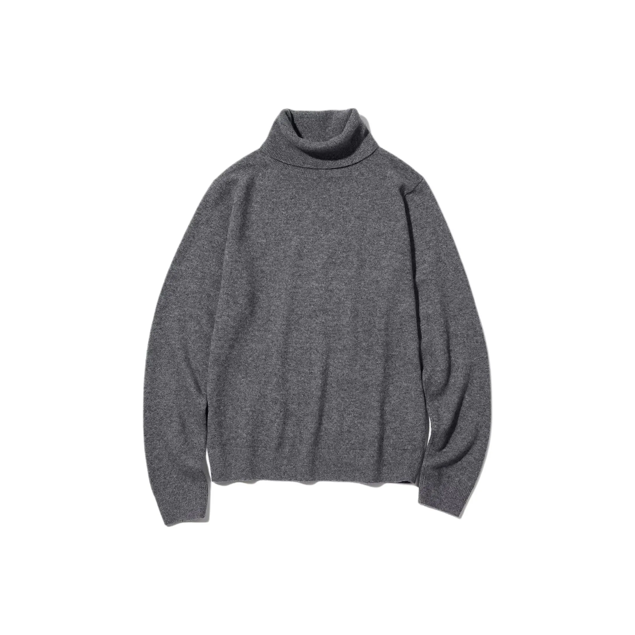 UNIQLO Кашемир Свитер Женский Asphalt Серый