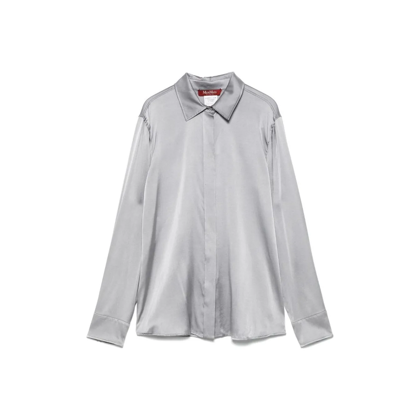 MaxMara Рубашка Женская Средняя Серая