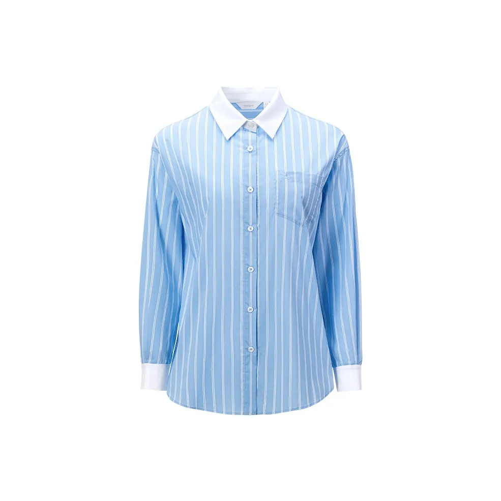 NAVIGARE Рубашка Женская Бонди-синий Белый