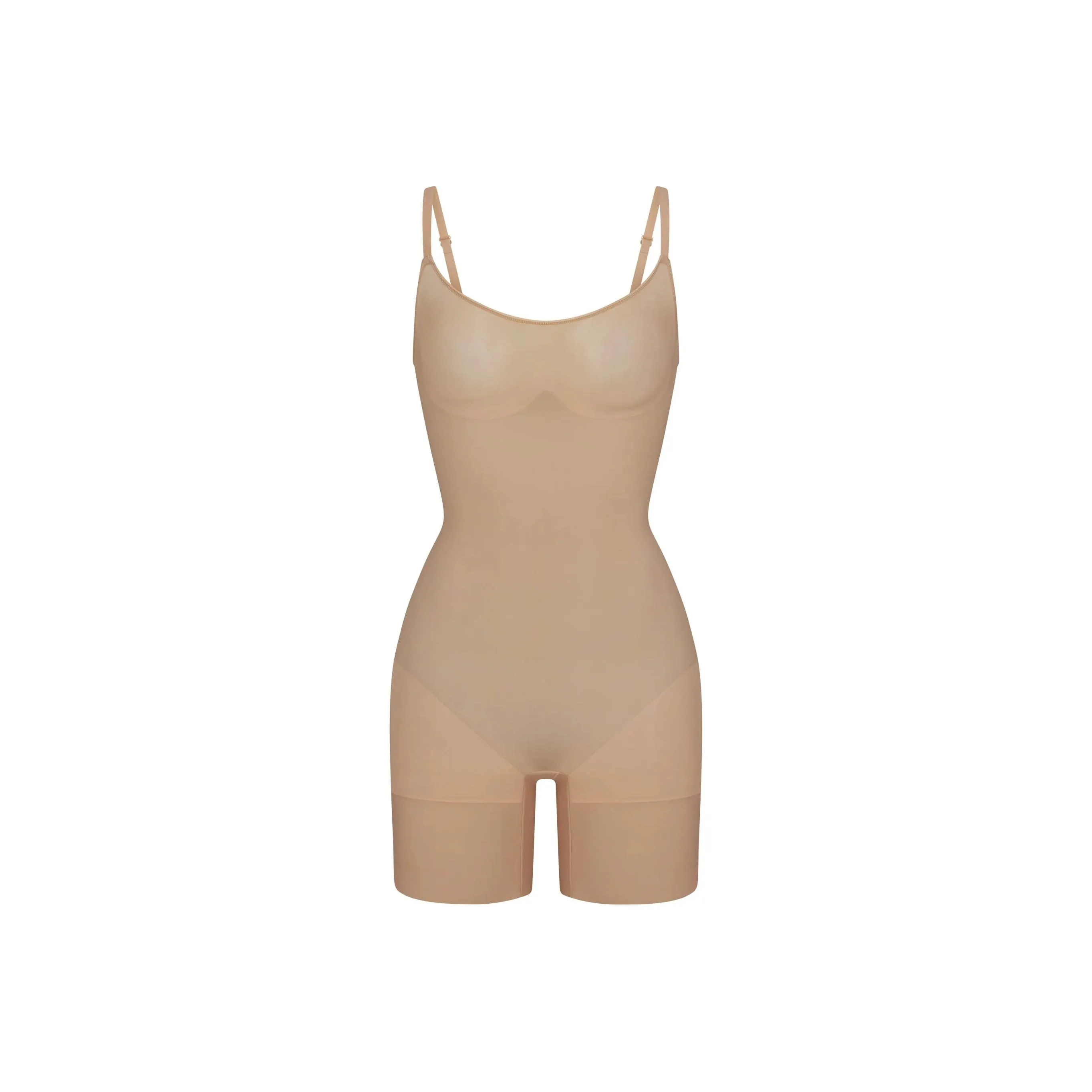 SKIMS EVERYDAY SCULPT MID THIGH BODYSUIT Jumpsuit Women's CLAY/Clay