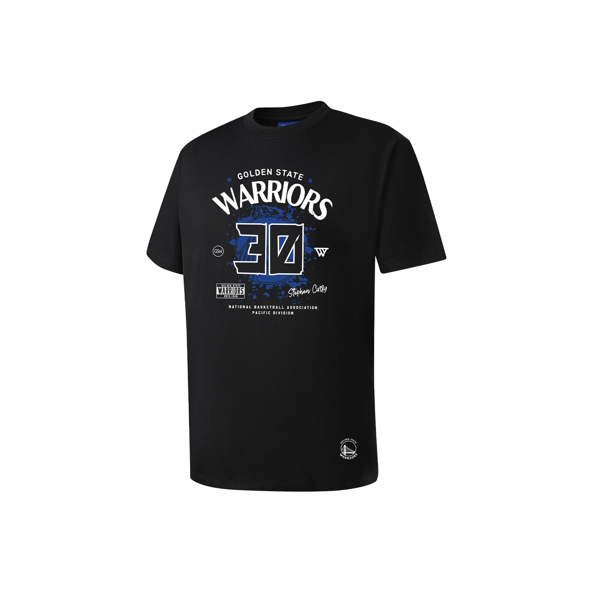 NBA Golden State Warriors Stephen Curry T-Shirt Унисекс Черный
