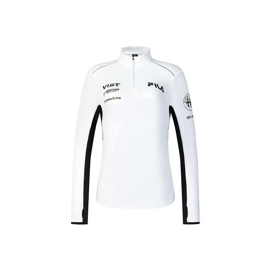 FILA T Рубашка Женская Нефритовый Белый