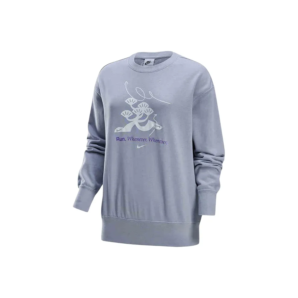 Nike Толстовка Женская Светло-фиолетовая