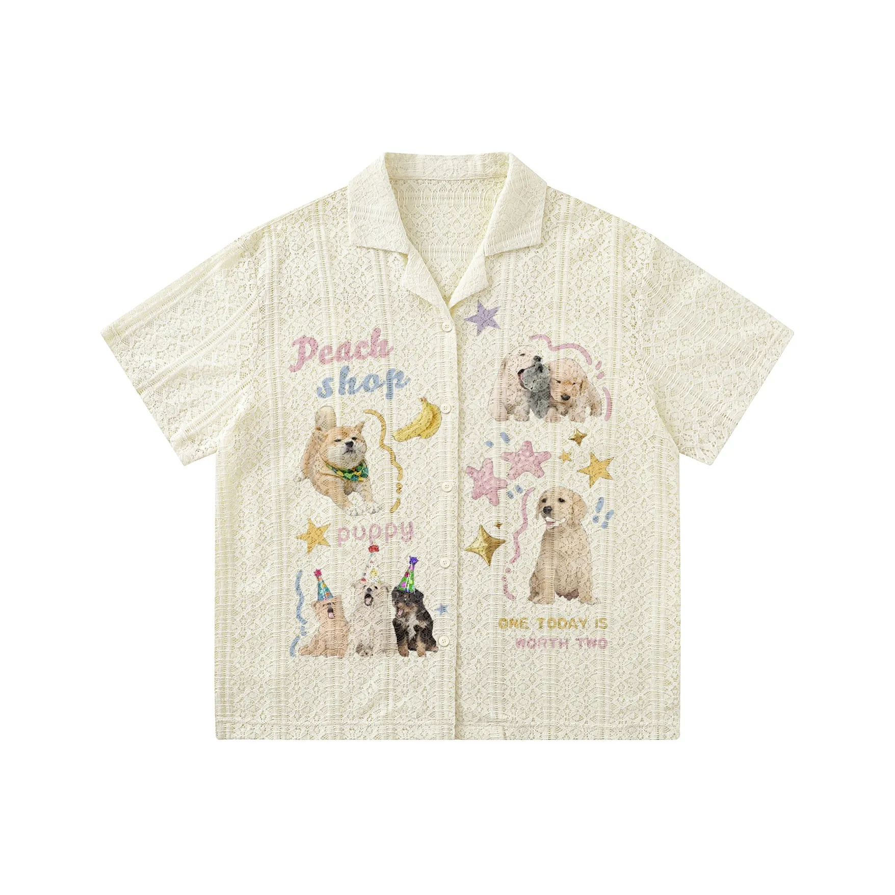 BEAR UNION Рубашка Женская Абрикос