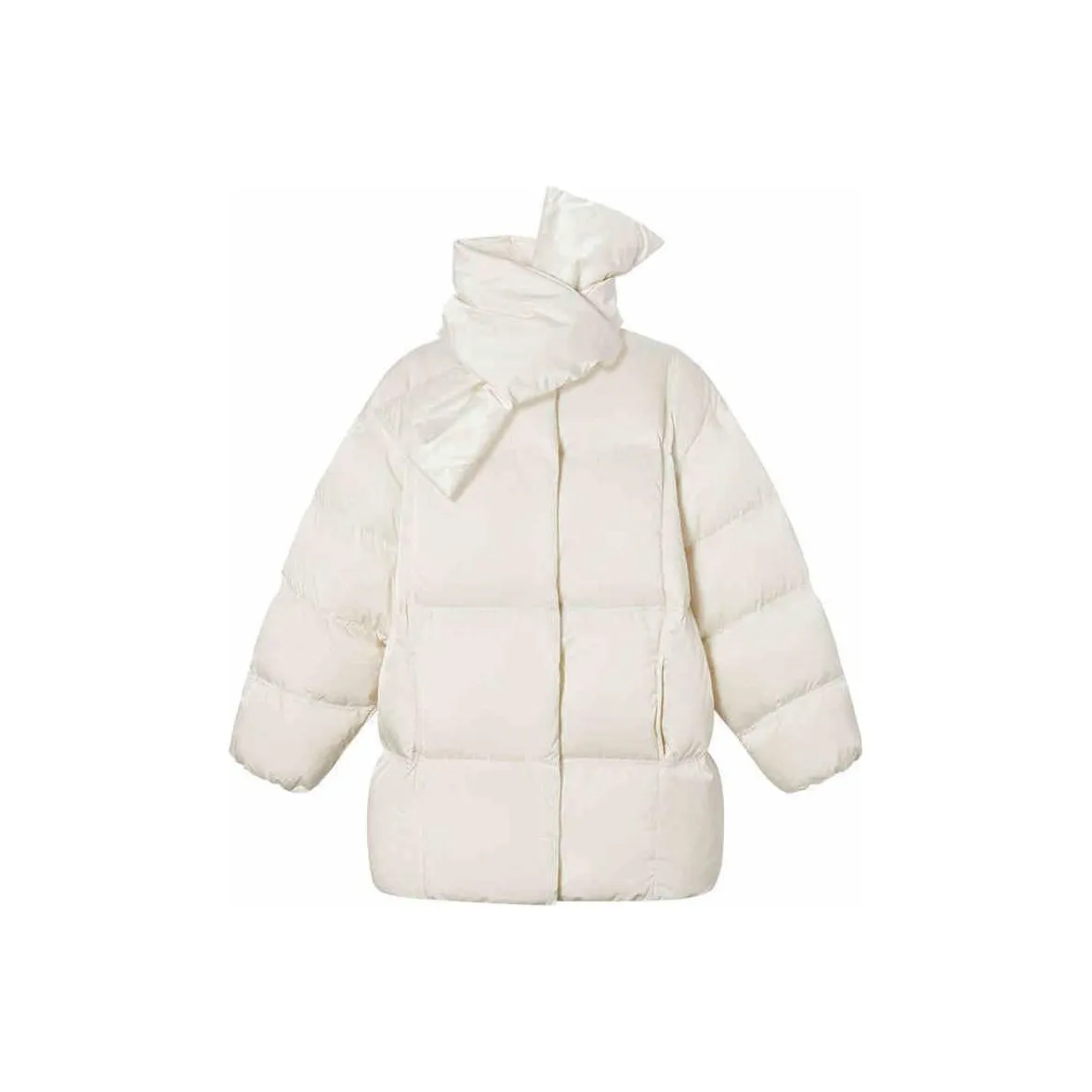 LA CRAWFISH Пуховик Женские Экрю