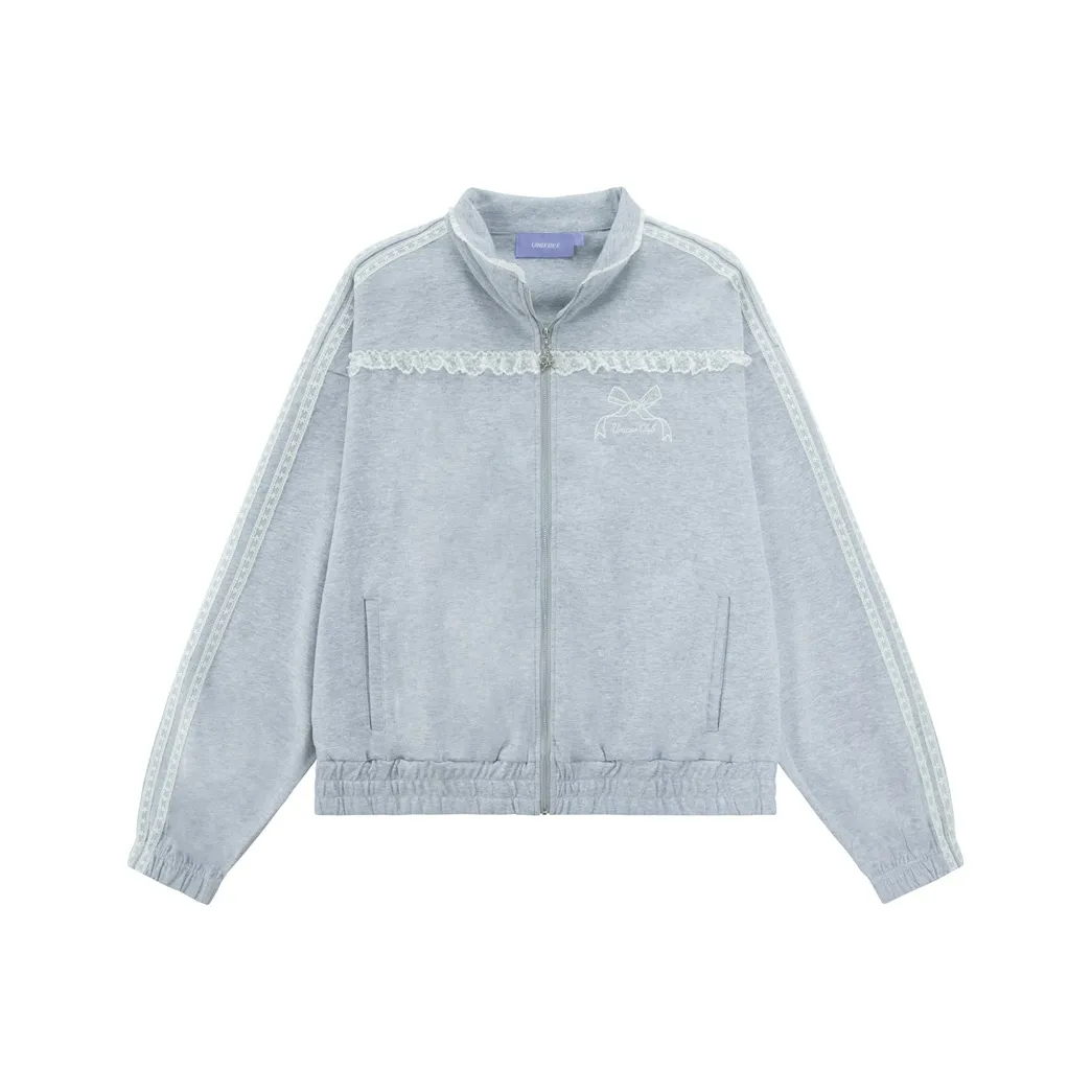 UNIFREE Куртка Толстовка Кардиган Женские Светлый Фотиния Серый