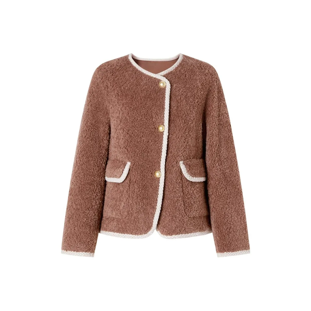 JZ. ANNAKRO Коричневый Женский Пальто