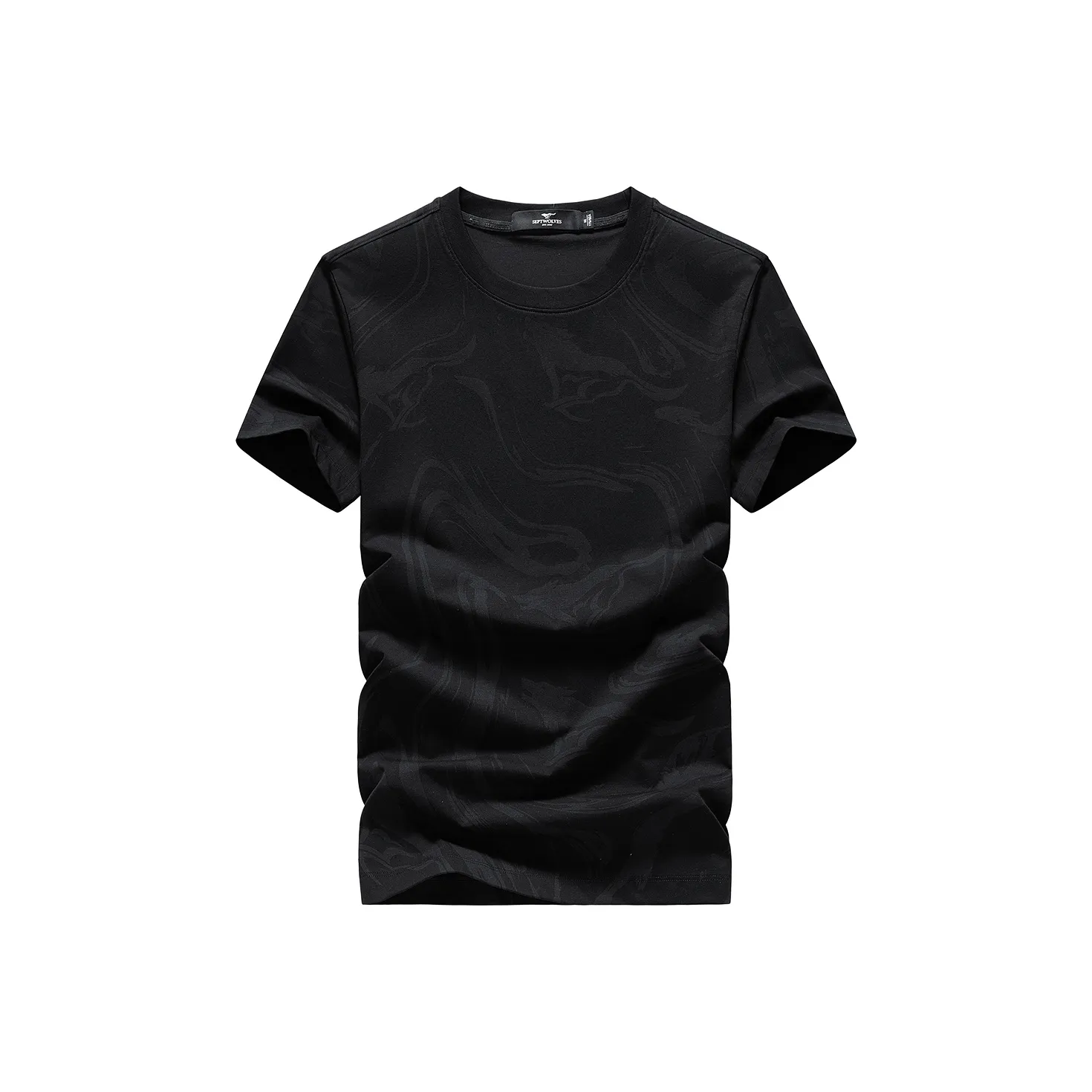 SEPTWOLVES Черная унисекс футболка