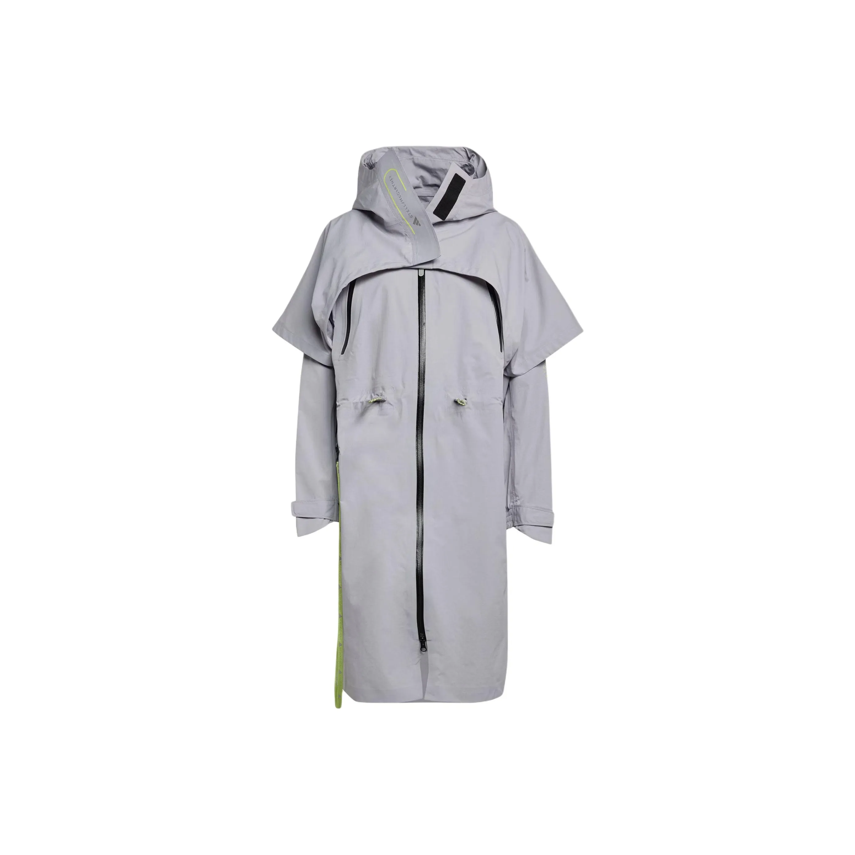 Adidas Free Shipping With AdiClub grey adidas By Stella McCartney TrueNature RAIN.RDY Coat