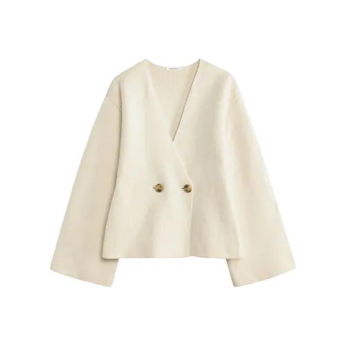 By Malene Birger Белый Женский Трикотаж