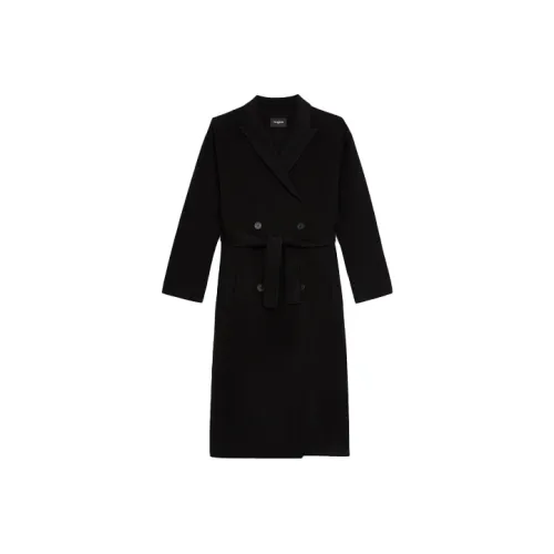 THE KOOPLES Черное Женское Пальто
