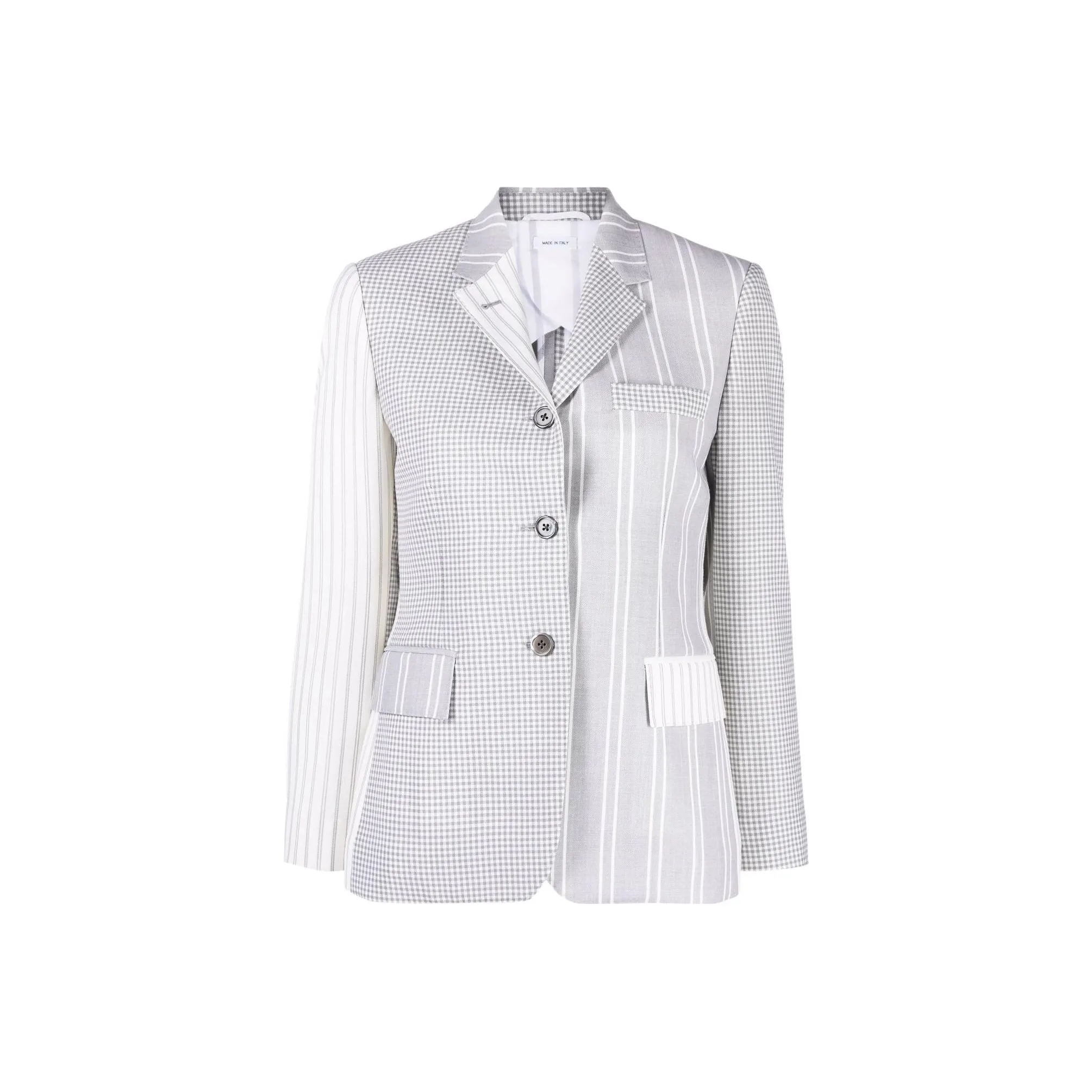 THOM BROWNE Patchwork Single-Breasted Blazer