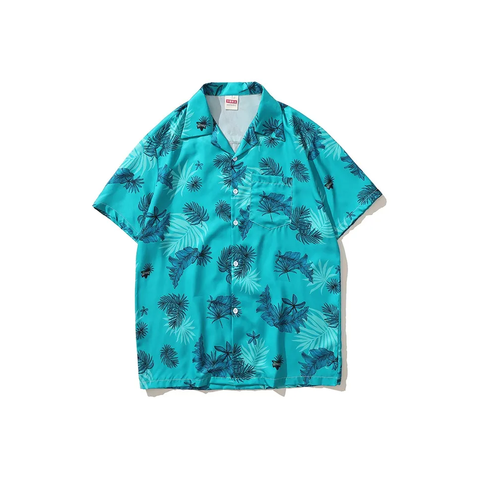 BEAR UNION Короткий рукав рубашка женский зеленый