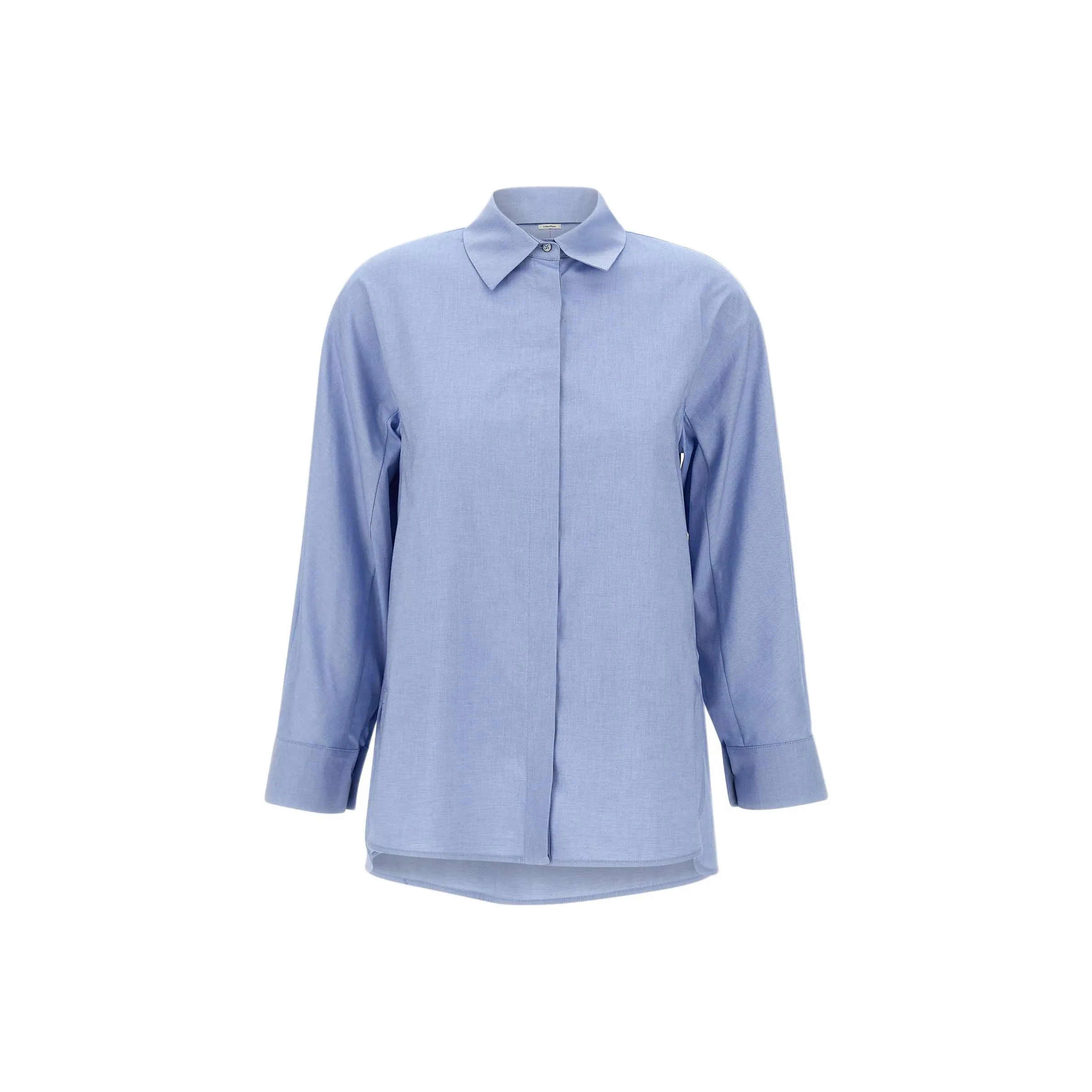 'S MAX MARA' Рубашка Женская Светло-Синяя
