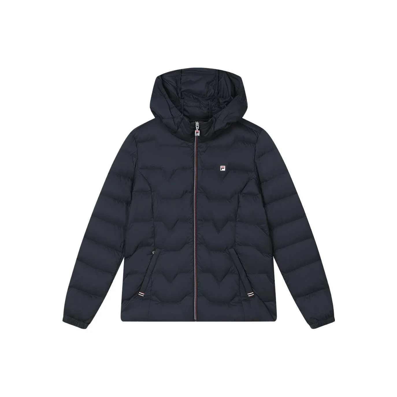 FILA Outdoor Quilting Lightweight Cotton Down Jacket Unisex Legend Blue
