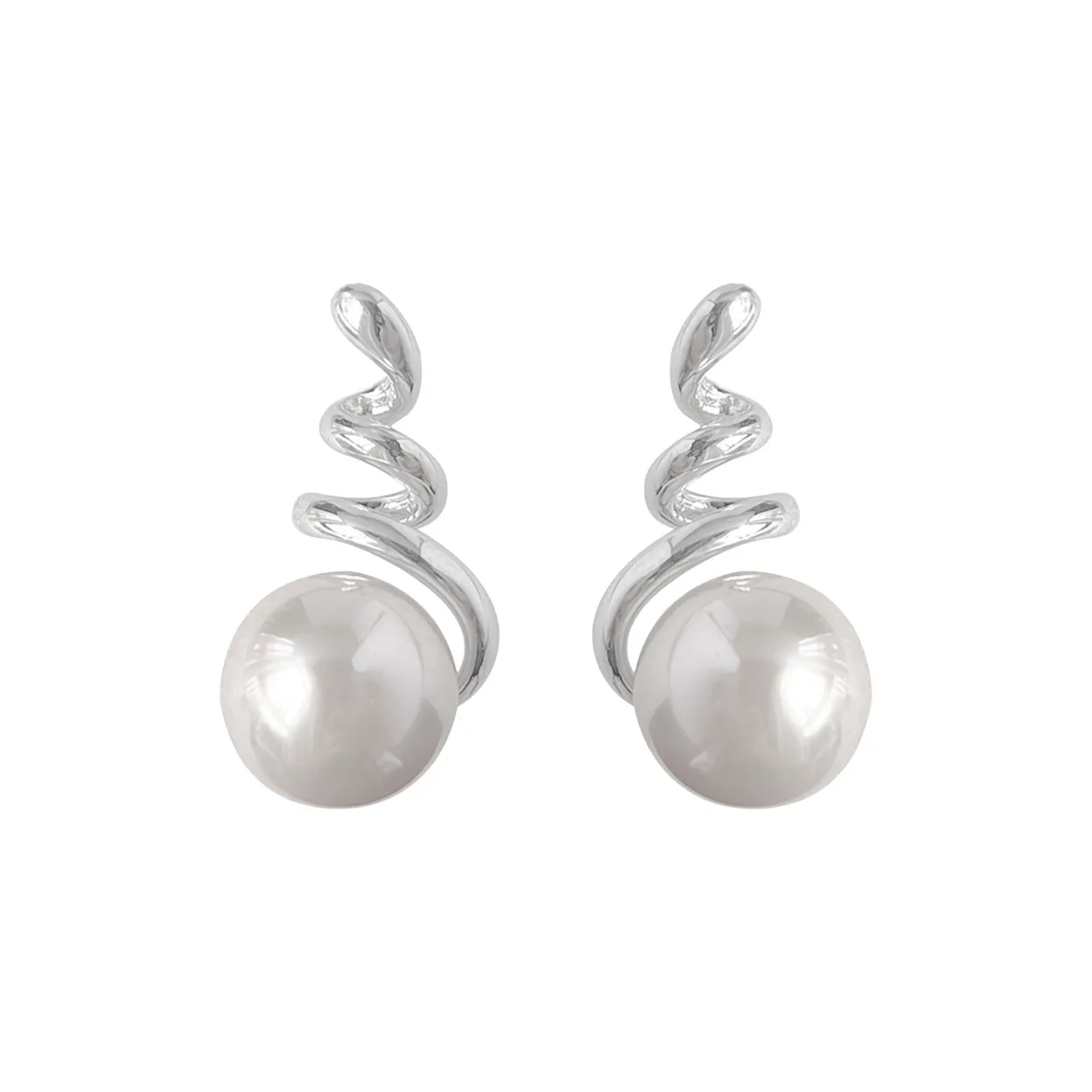 QIANFANGDAHUANGYE Титановые стальные серьги женские