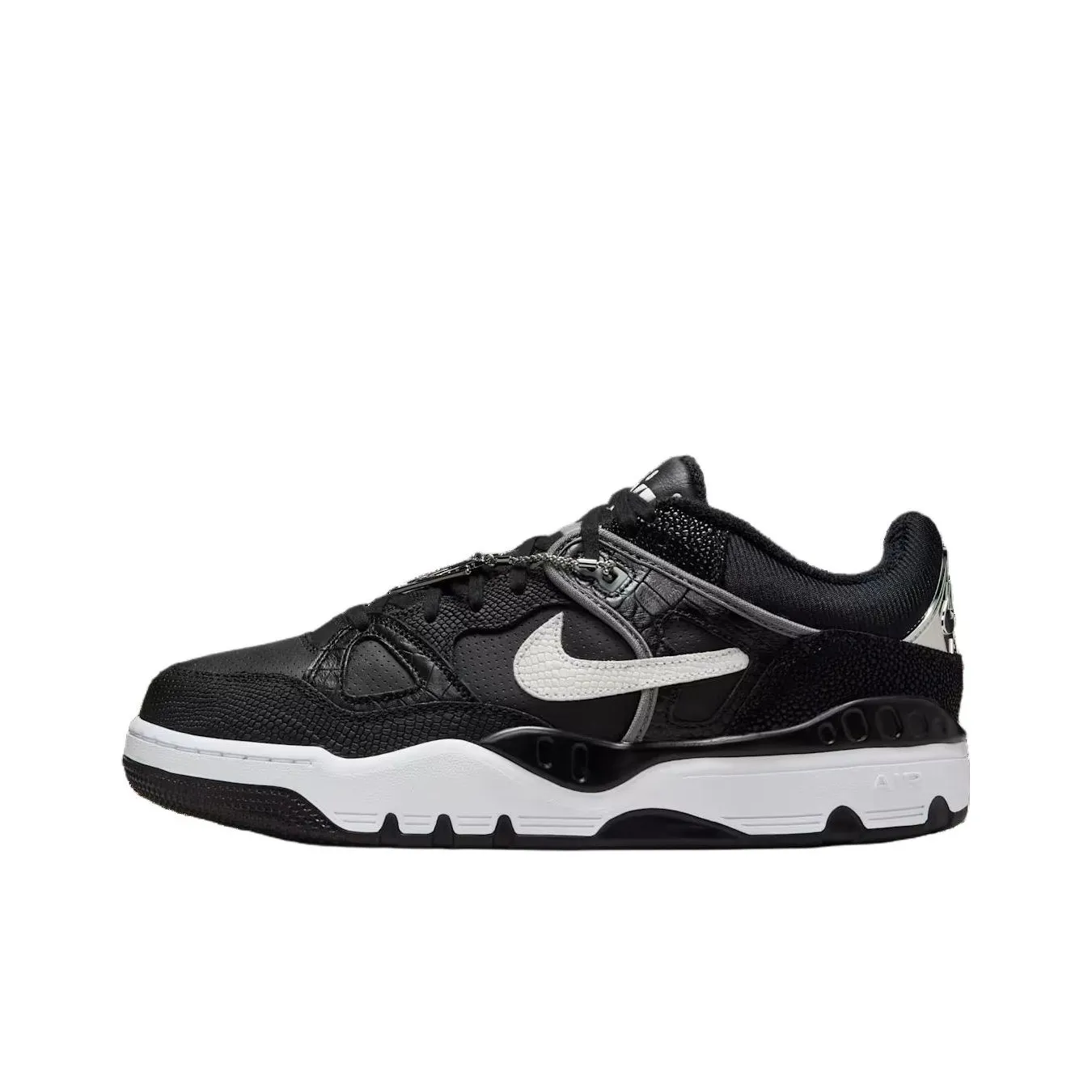 Nike Air FORCE 3 Скейтборд Кроссовки Низкие Черные Белые Серые Унисекс