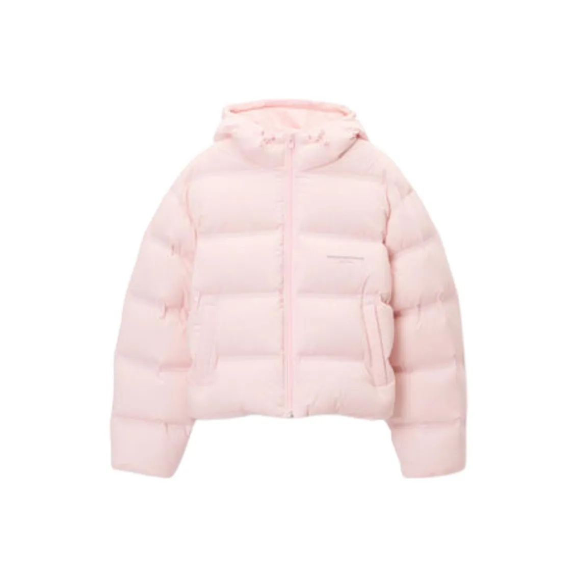 Alexander Wang Logo jacquard Cropped Puffer Jacket