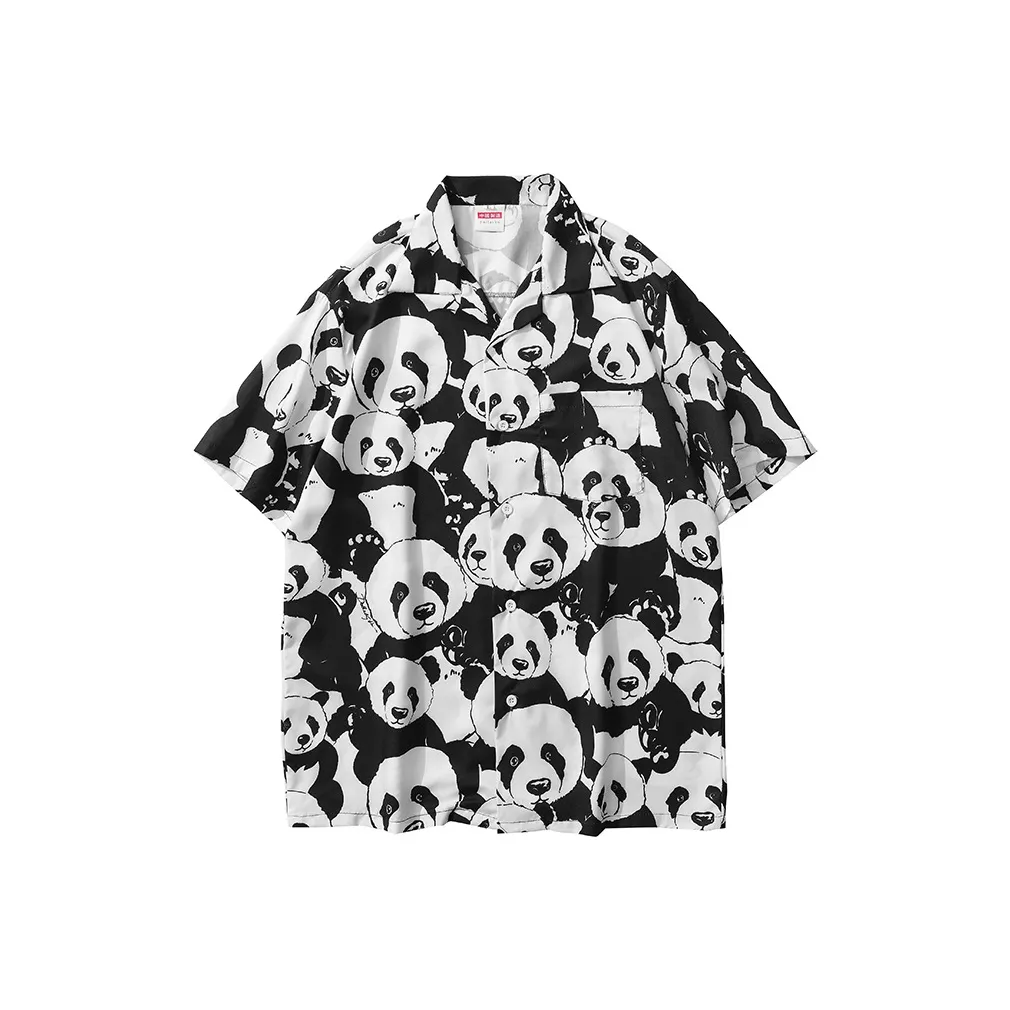 BEAR UNION Черная унисекс рубашка