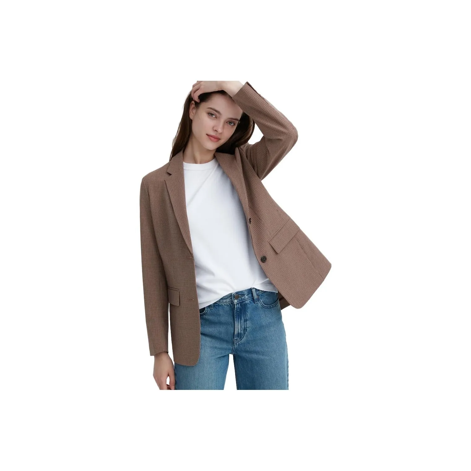 UNIQLO Верблюжий Женские Офисные костюмы