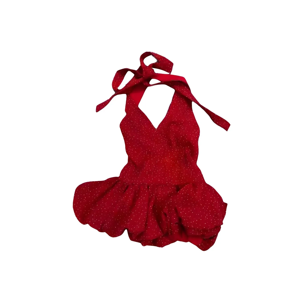 VKXOW Красный гороховый узор женские камисоли