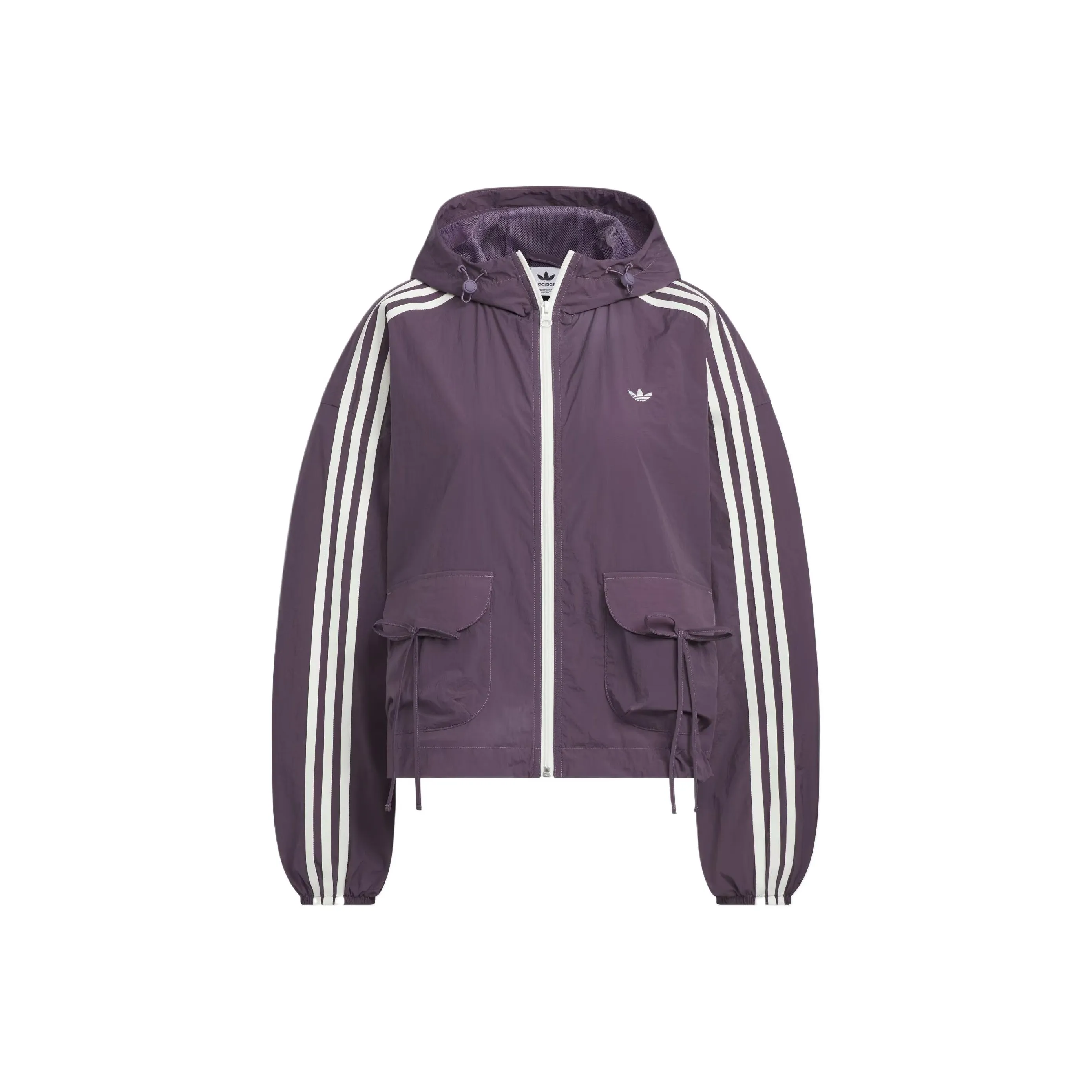 Adidas Originals Ветровка Женская Темно-фиолетовая