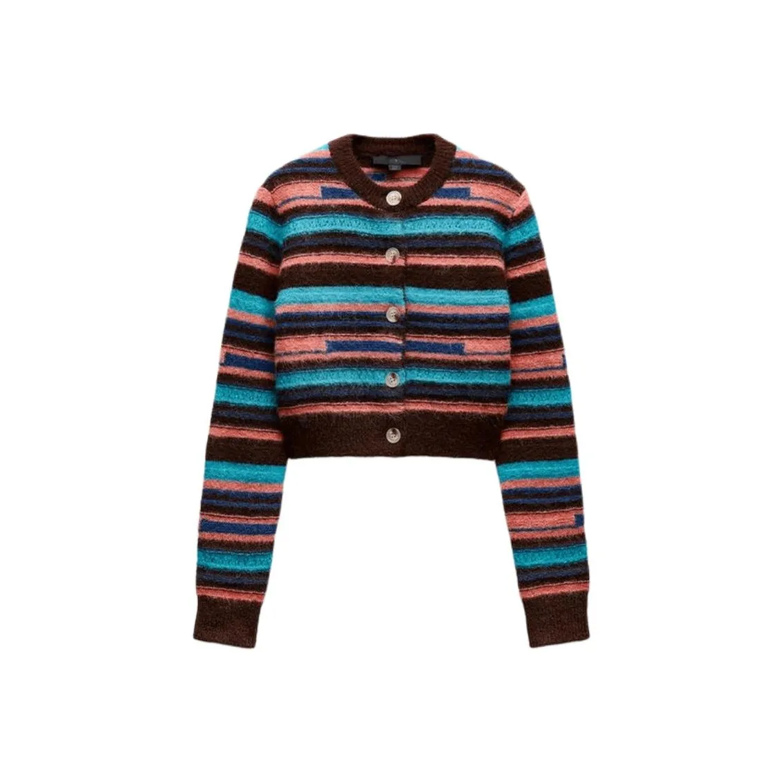 ZARA Новогодний Многоцветный Женские Трикотаж