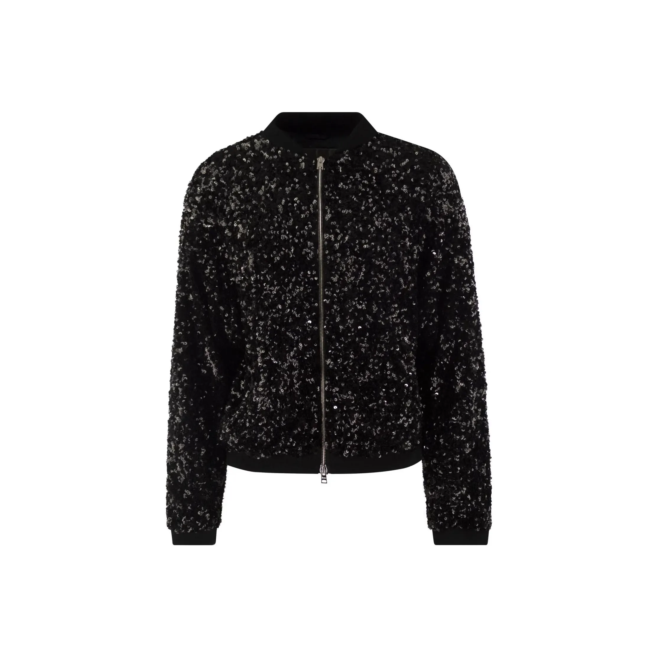 HERNO Sequin Embellished Bomber Jacket
