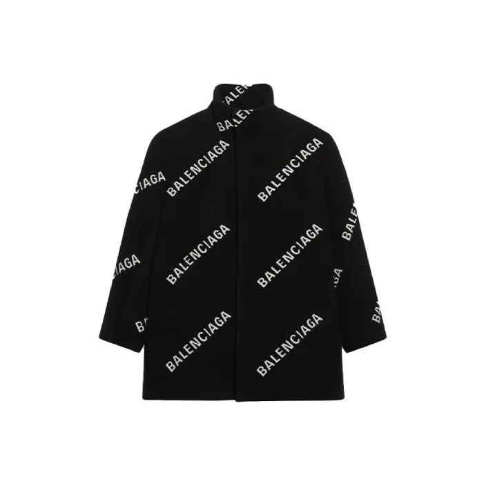 Balenciaga Coats Women's Black
