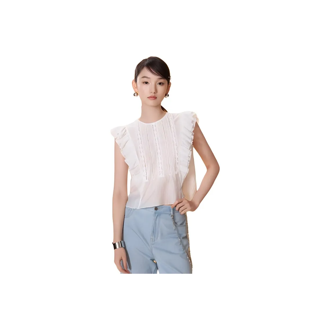 Caroline Белые Женские Рубашки