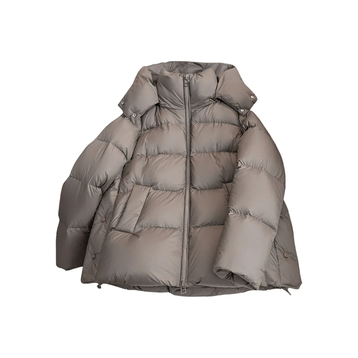 TOUCH Пуховик Женский Темно-Кофейный