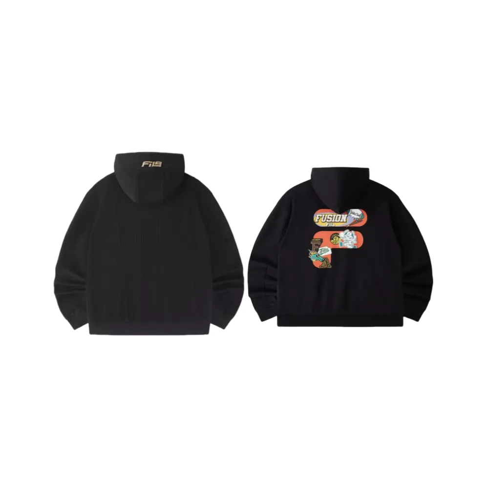 FILA FUSION Повседневная спортивная одежда Унисекс Черный