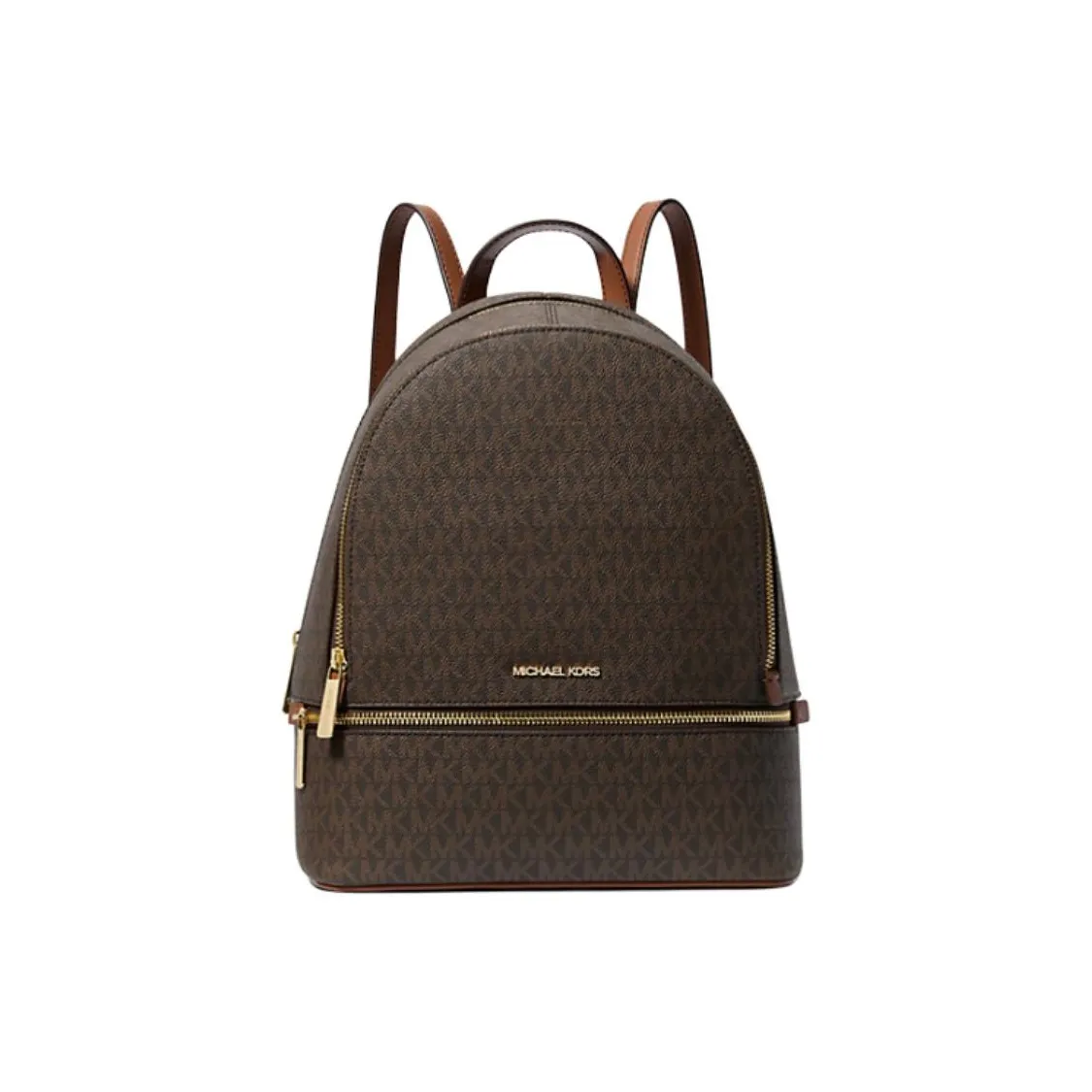 MICHAEL KORS Rhea Покрытый холст Рюкзак Средний Женские Коричневый