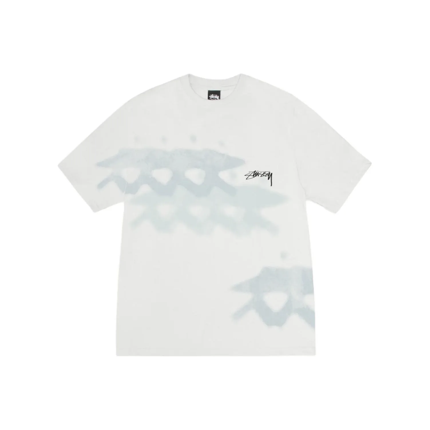 Stussy SS25 LOW TIDE Т-рубашка ПИГМЕНТ Окрашенная Унисекс