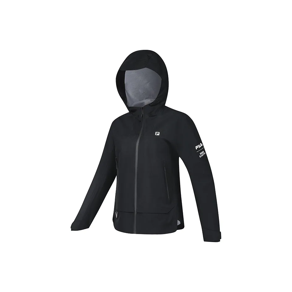 FILA x BBC EARTH Куртка Женская Темно-Черная