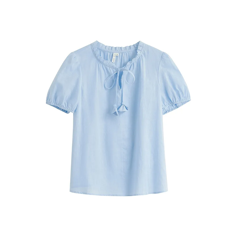 Inman Рубашка Женская Пудрово-Синий