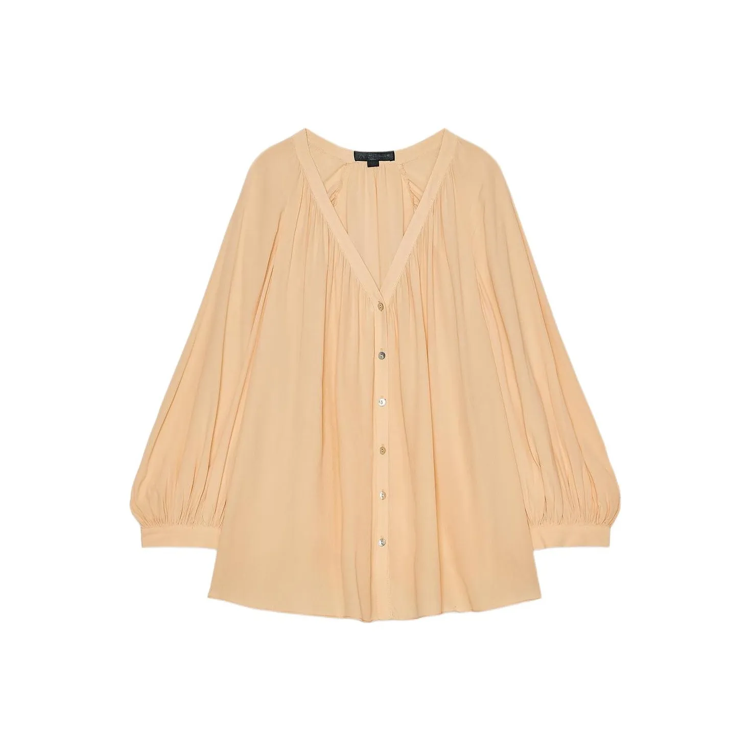 ZARA ZW Series Рубашка Женская Персикового Тона