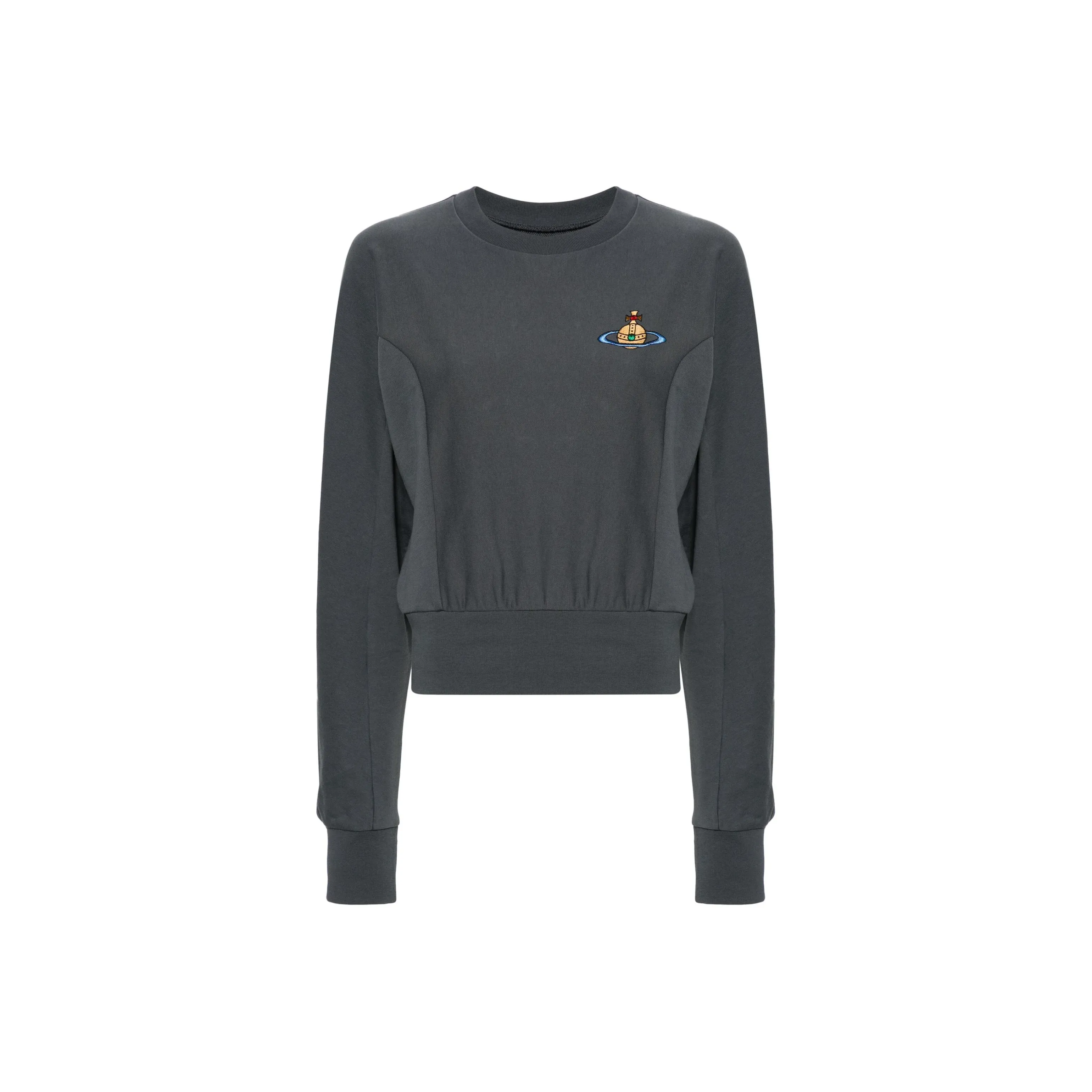 Vivienne Westwood Logo Embroidered Crewneck Sweatshirt
