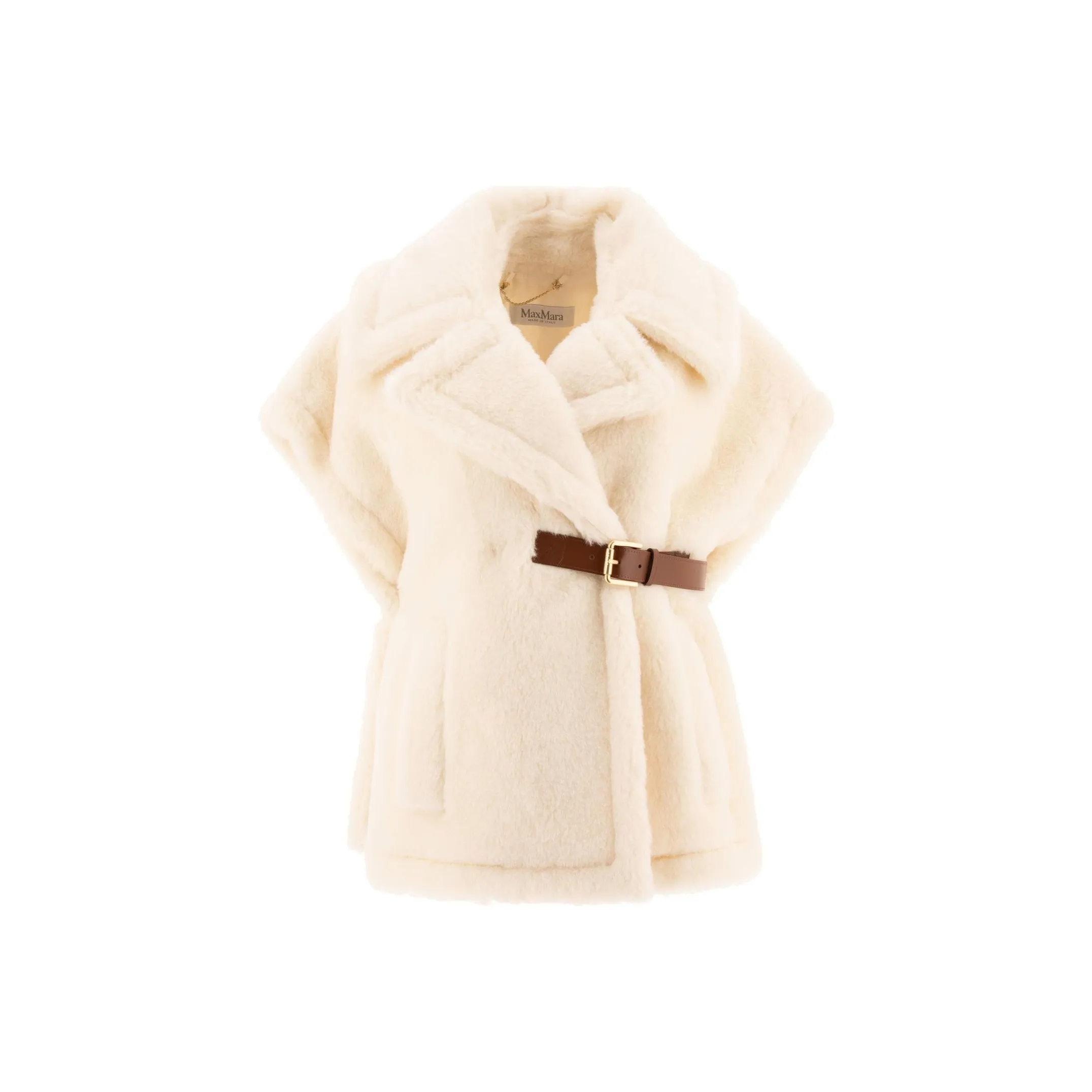 Max Mara Belted Short Sleeved Cape