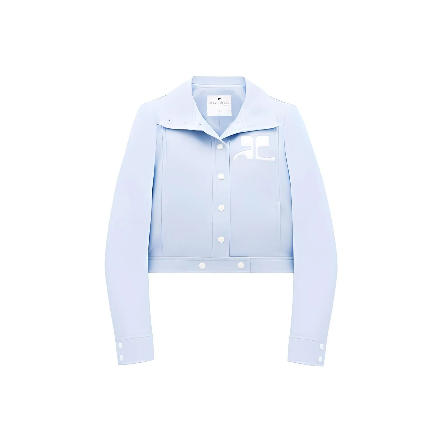 Courrèges Reedition Vinyl Jacket 'Pastel Blue'
