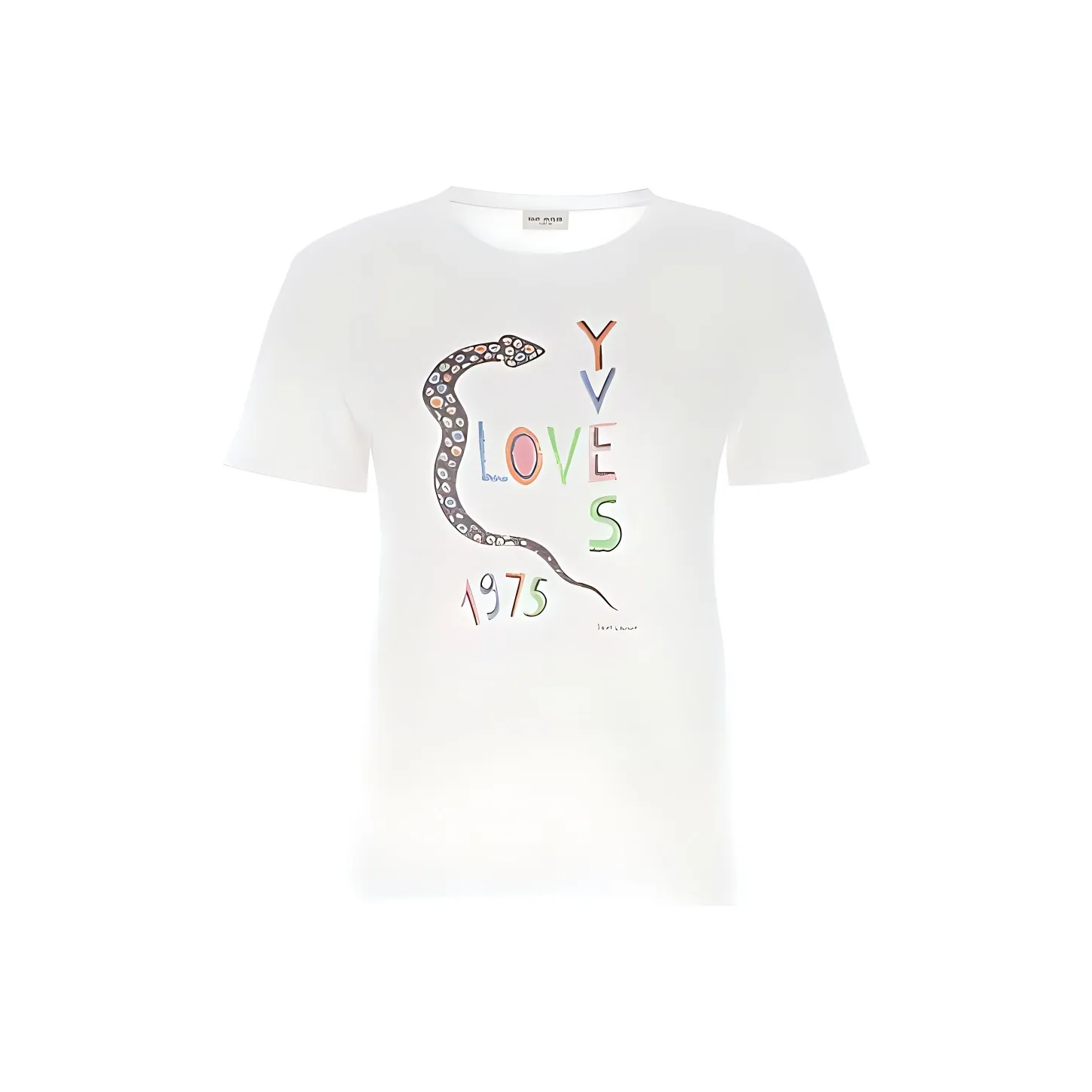 SAINT LAURENT T-рубашка Женская Белая