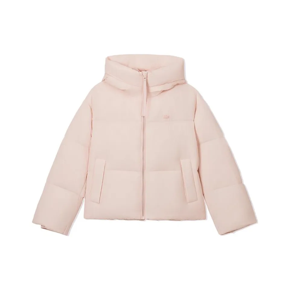 LACOSTE Down Jacket Women's Light Pink