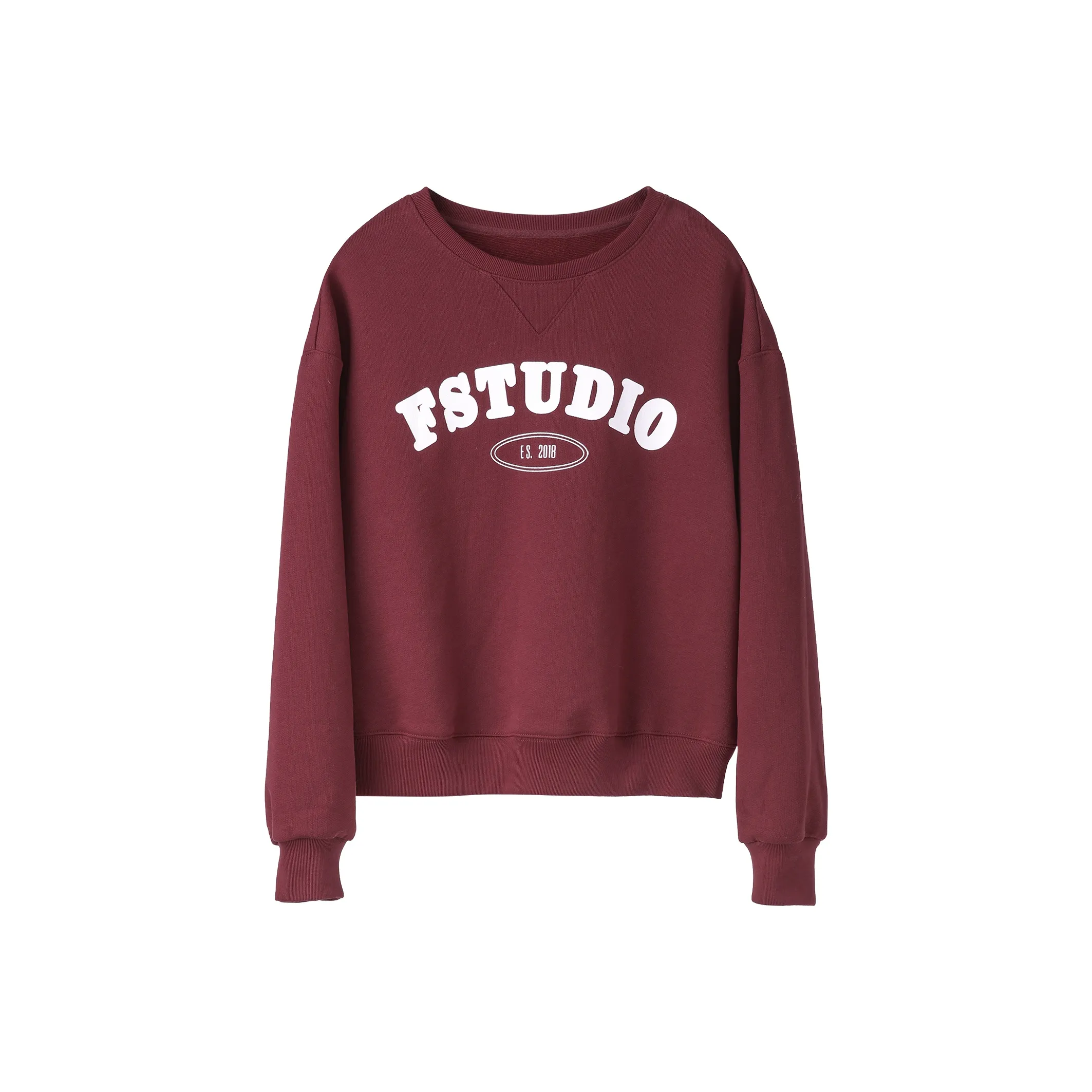 Fstudio Sweatshirt Women's Christmas Red