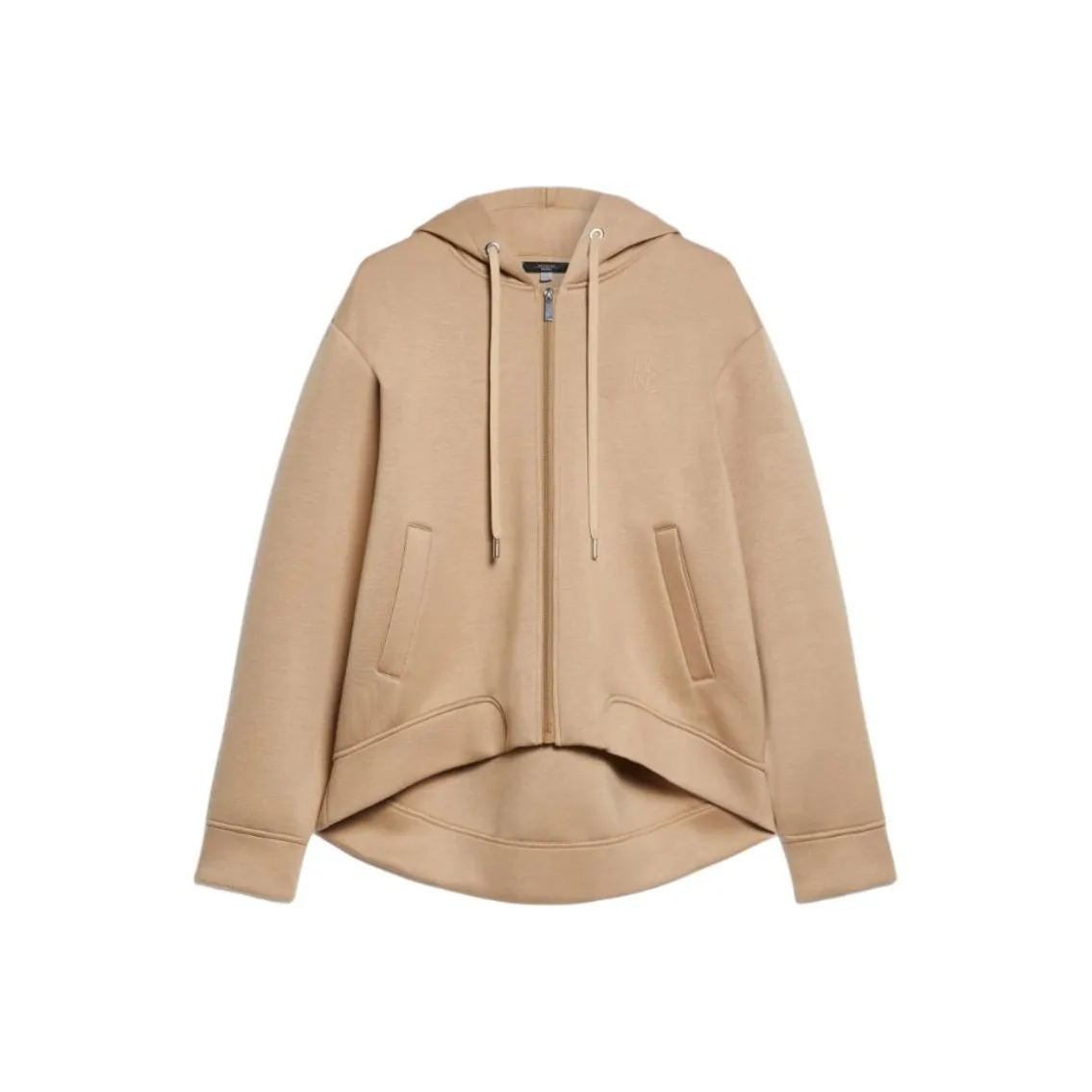 WEEKEND MaxMara Parsec Collection Jersey Hoodie Jackets & Coats Women's Beige