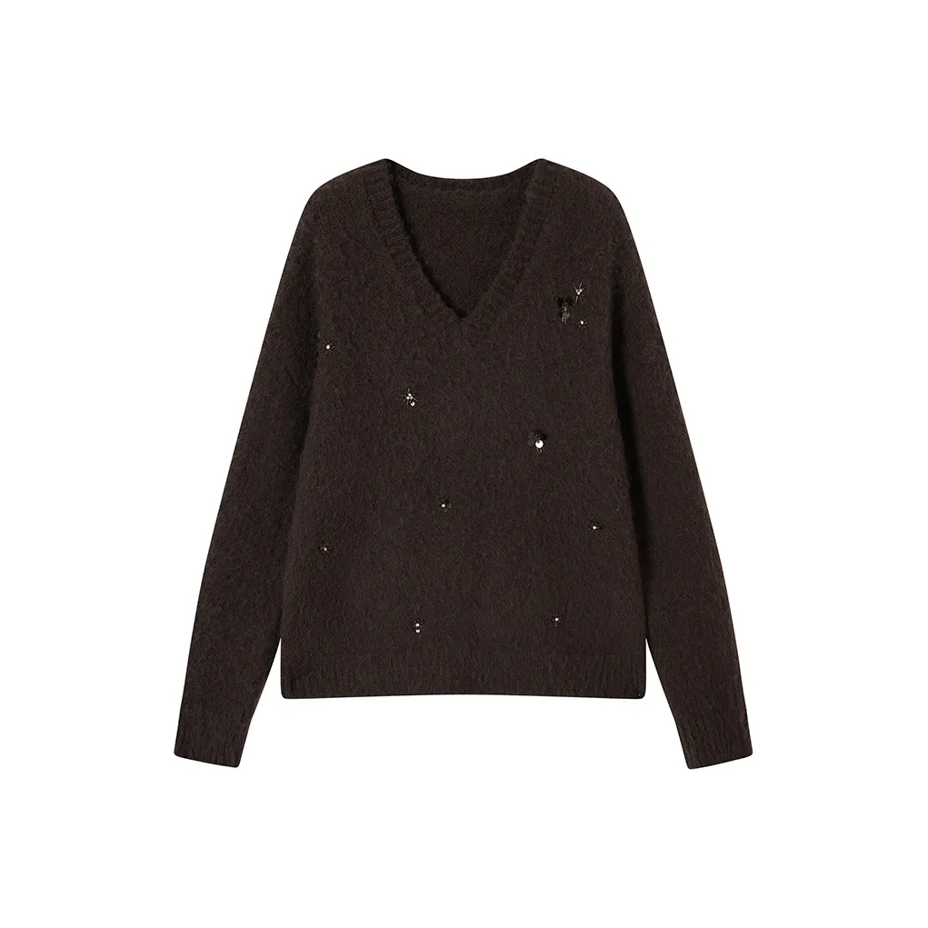 Ouyang Трикотаж Женский Карамельный Коричневый