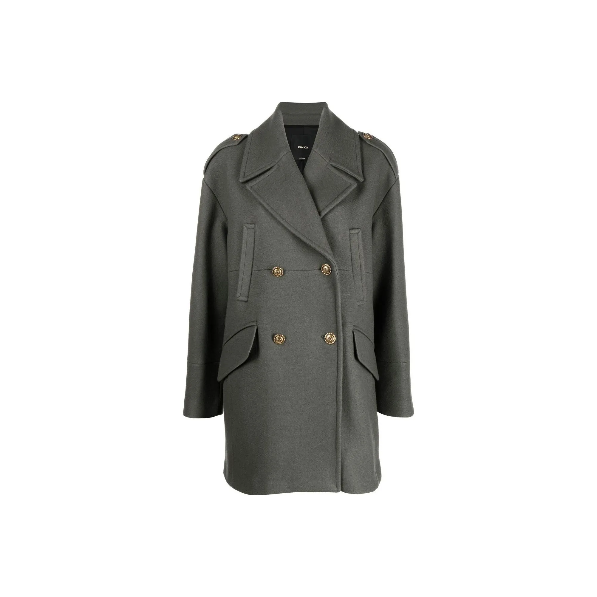 PINKO Зеленое Женское Пальто