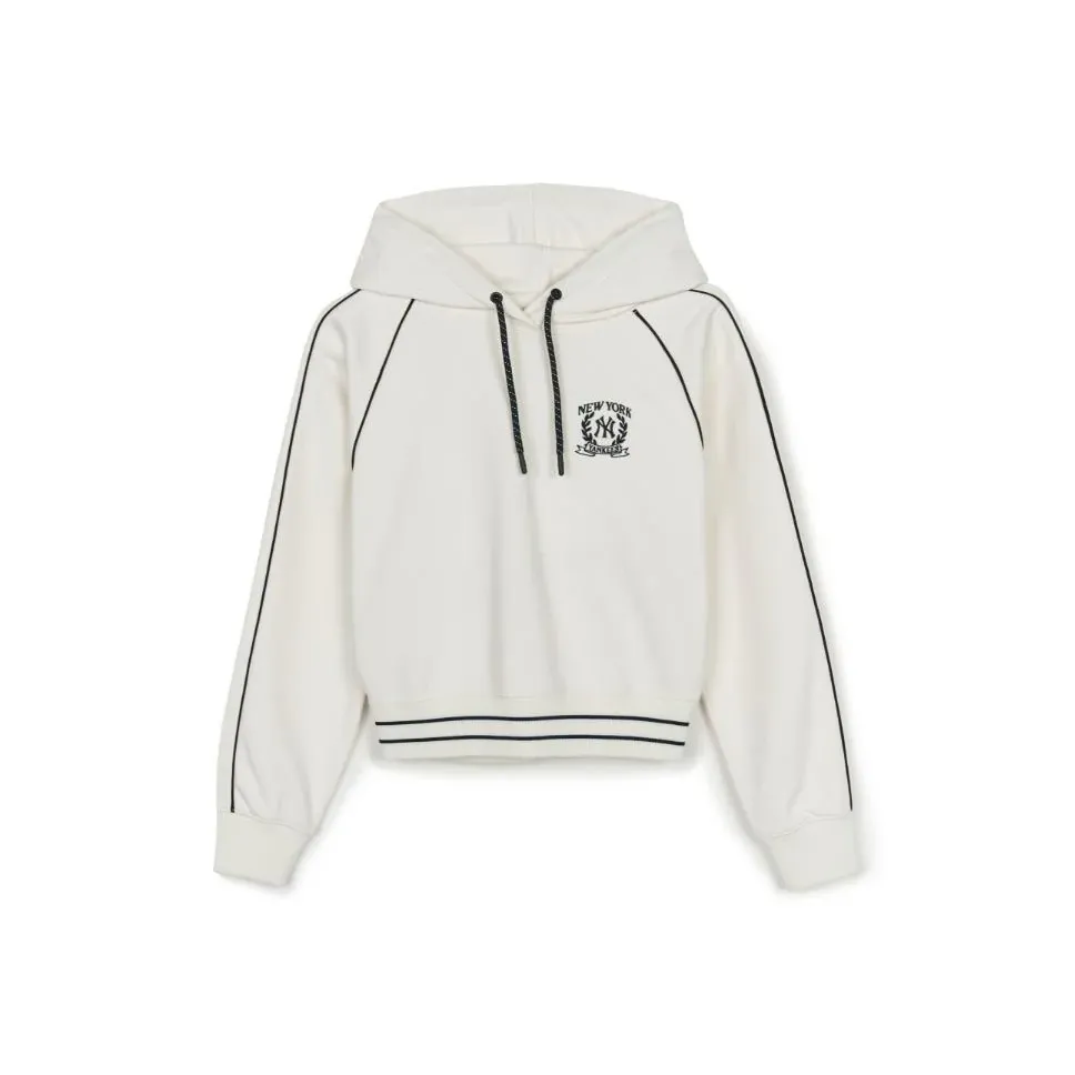 MLB New York Yankees Varsity Sportive New York Yankees Hoodie Sweatshirt Women
s Cream