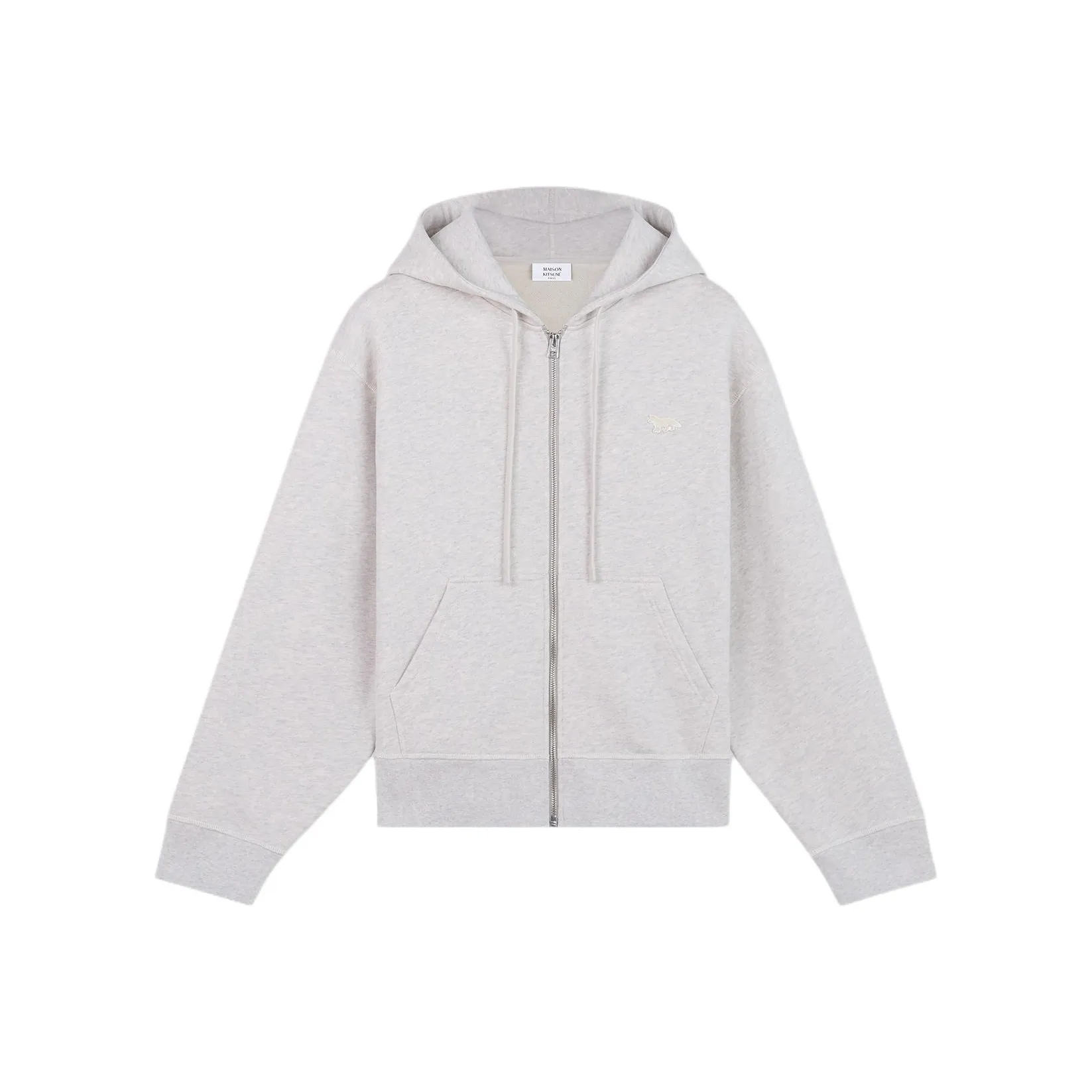 Maison Kitsune Baby Fox Patch Zipped Hoodie
